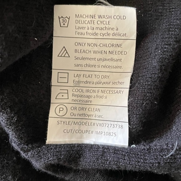 Vince cotton knit color block maxi tank dress black navy S - Picture 6 of 9